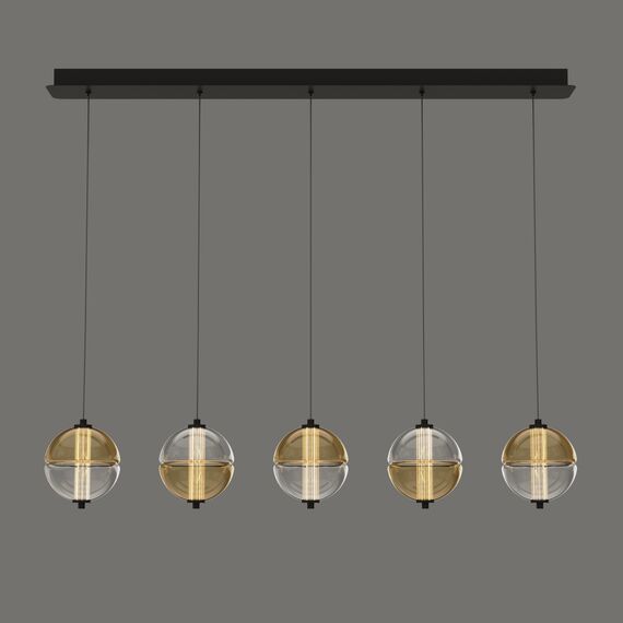 Delight Collection MD24022079-5B black/amber Подвесной светильник