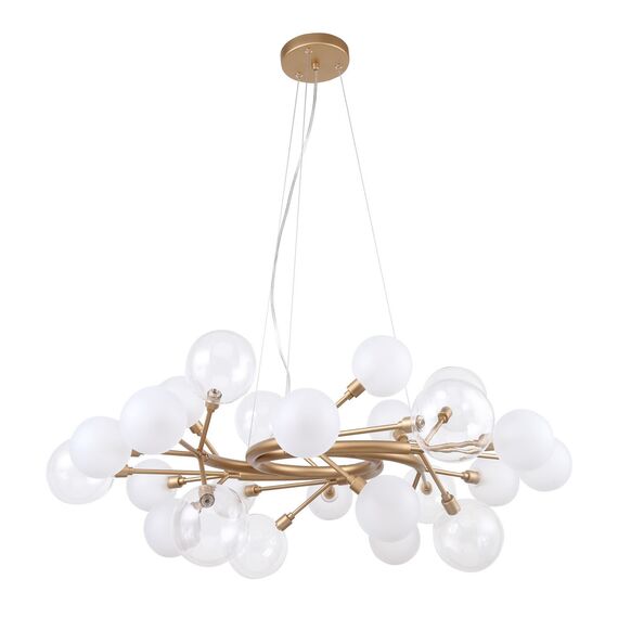 Favourite 2515-15P, люстра подвесная, D850xH460/1100, 15xG9x40W, excluded, изображение 2