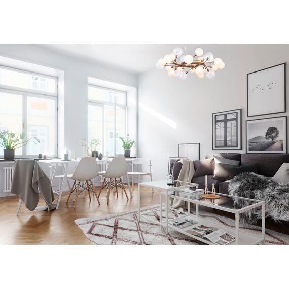 Favourite 2515-15P, люстра подвесная, D850xH460/1100, 15xG9x40W, excluded, изображение 7