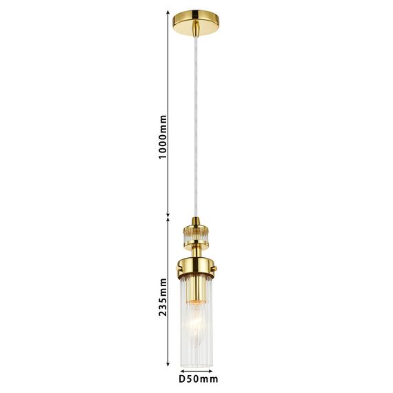 Favourite 2820-1P, подвес, D100xH235/1270, 1xE14x40W, excluded, изображение 3