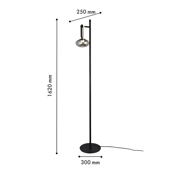 Favourite 4284-1F, напольный светильник, L300xW250xH1620, LEDx9W, 450LM, 4000K, included, switch, изображение 2