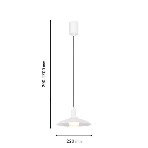 Favourite 4274-1P, подвес, D220xH200/1700, 1xG9x40W, excluded, изображение 2