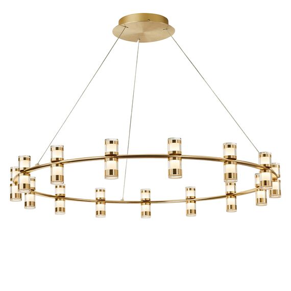 Favourite 4323-15P, подвесная люстра, D1000xH170/1800, 15xLEDx3W, 3600LM, 4000K, included