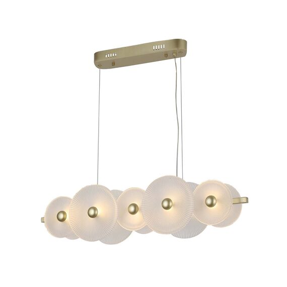 F-Promo 4605-5P, подвесная люстра, L800xW180xH225/1200, 10xLEDx2W, 1600LM, 3000K, included