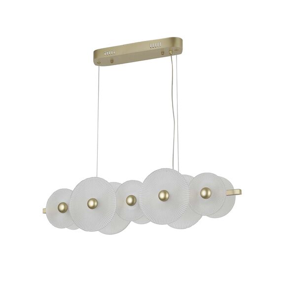 F-Promo 4605-5P, подвесная люстра, L800xW180xH225/1200, 10xLEDx2W, 1600LM, 3000K, included, изображение 2