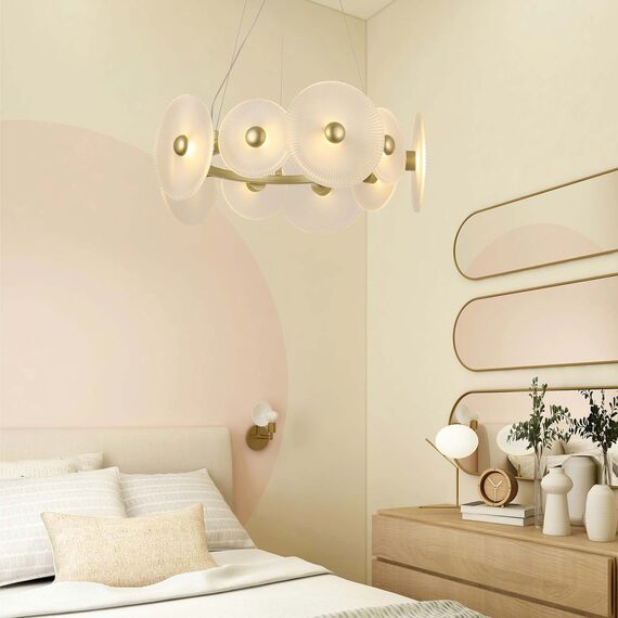 F-Promo 4605-5P, подвесная люстра, L800xW180xH225/1200, 10xLEDx2W, 1600LM, 3000K, included, изображение 5