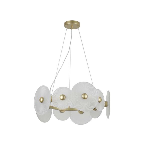 F-Promo 4605-8P, подвесная люстра, D520xH230/1200, 10xLEDx2W, 1600LM, 3000K, included, изображение 2