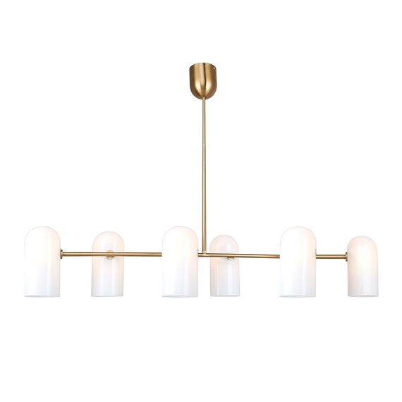 F-Promo 4619-6P, подвесная люстра, L990xW90xH425/725, 6xG9x40W, excluded