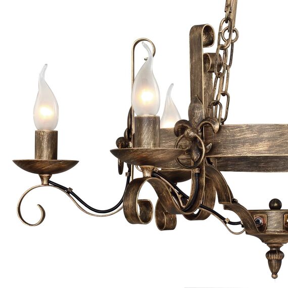 F-Promo 2159-6P, люстра подвесная, D700xH820, 6xE14x40W, excluded, изображение 3