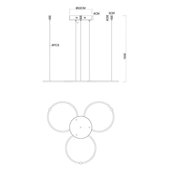 Favourite 4591-220-3BL, потолочная чаша, D220xH40, цвет черный, изображение 5