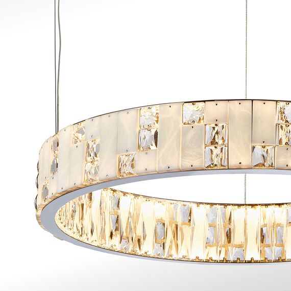 Favourite 4205-6P, подвесная люстра, D630xH110/1500, 2xLEDx34W, 3400LM, 3000K, included, изображение 4