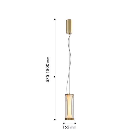 Favourite 4244-1P, подвес, D165xH575/1800, LEDx12W, 294LM, 4000K, included, изображение 2