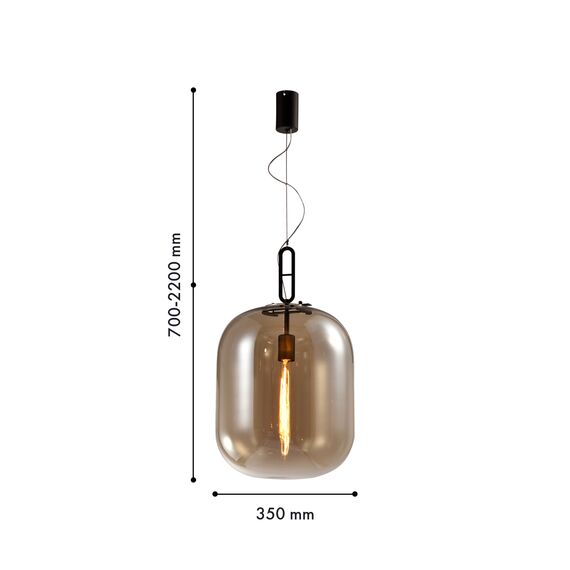 Favourite 4264-1P, подвес, D350xH700/2200, 1xE27x40W, excluded, изображение 2