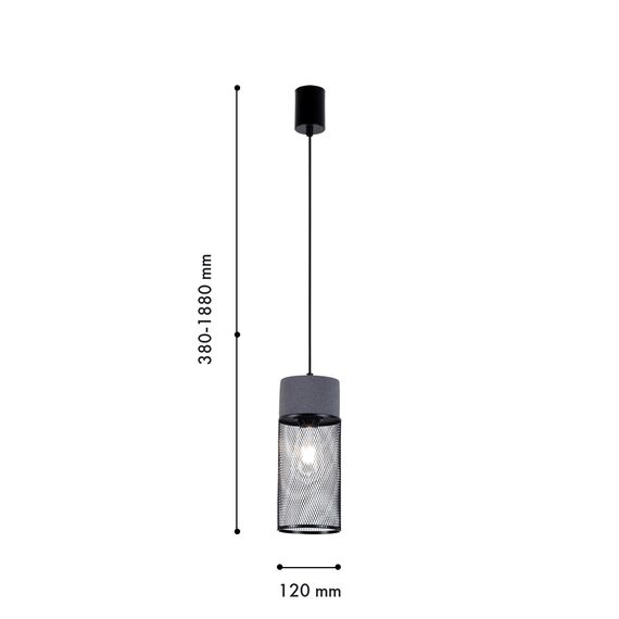 Favourite 4273-1P, подвес, D120xH380/1880, 1xE27x60W, excluded, изображение 2