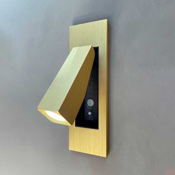 Favourite 4283-1W, настенный светильник, D45xW50xH155, cutout:L40xW50xH143, LEDx3W, 150LM, 4000K, included, switch, изображение 4