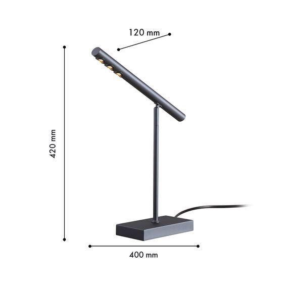 Favourite 4321-1T, настольный светильник, L400xW120xH420, LEDx6W, 240LM, 4000K, CRI>90, included, switch, изображение 2