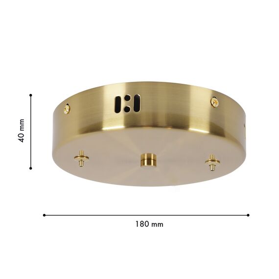 Favourite 4591-180-2BR, потолочная чаша, D180xH40, цвет латунь, изображение 2