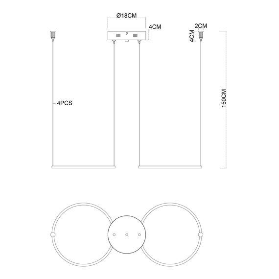 Favourite 4591-180-2BR, потолочная чаша, D180xH40, цвет латунь, изображение 5