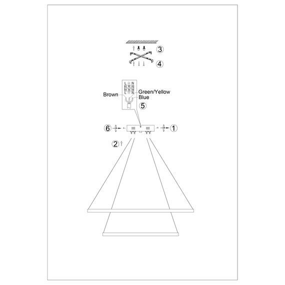 Favourite 4591-180-6GD, потолочная чаша, D180xH40, цвет золотой, изображение 6