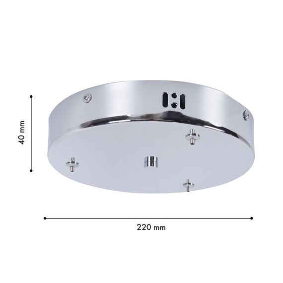 Favourite 4591-220-3CH, потолочная чаша, D220xH40, цвет хром, изображение 2