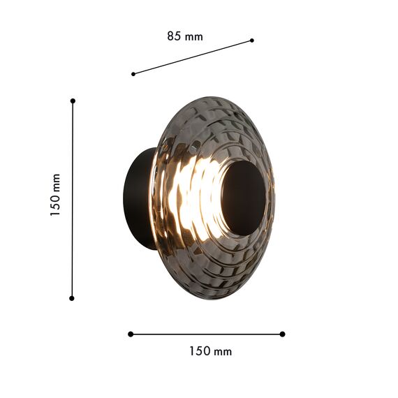 Favourite 4642-1W, настенный светильник, D85xW150xH150, LEDx6W, 630LM, 4000K, included, изображение 2