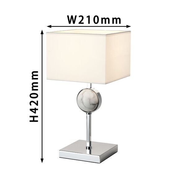 Favourite 2821-1T, настольный светильник, L210xW210xH420, 1xE27x60W, excluded, изображение 3