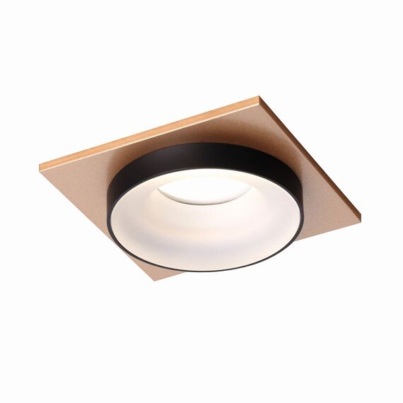 Favourite 2887-1C, врезной светильник, L95xW95xH40, cutout:D75, 1xGU10LEDx7W, excluded