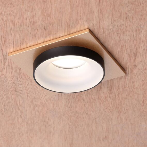 Favourite 2887-1C, врезной светильник, L95xW95xH40, cutout:D75, 1xGU10LEDx7W, excluded, изображение 4