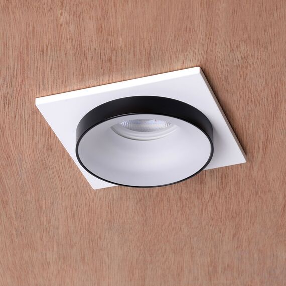 Favourite 2888-1C, врезной светильник, L95xW95xH40, cutout:D75, 1xGU10LEDx7W, excluded, изображение 2