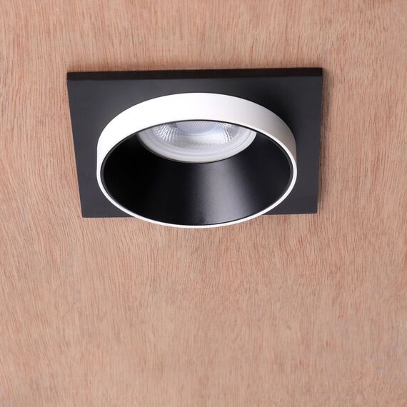 Favourite 2890-1C, врезной светильник, L95xW95xH40, cutout:D75, 1xGU10LEDx7W, excluded, изображение 6