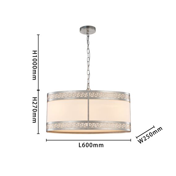 Favourite 4010-3PC, подвесная люстра, L600xW250xH395/1395, 3xE14x40W, excluded, изображение 3