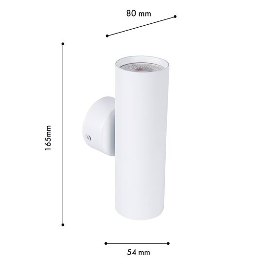 Favourite 4714-2W, настенный светильник, D80xW55xH165, 2xGU10x35W, IP20, excluded, изображение 2