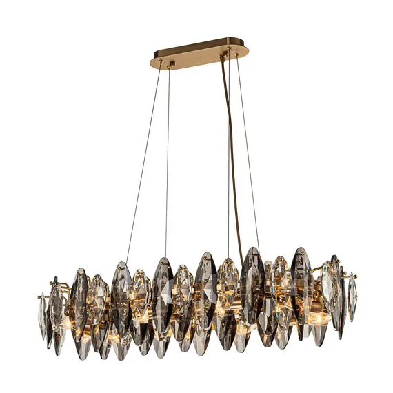 Favourite 4303-8PC, подвесная люстра, L800xW400xH210/1100, 8xE14x40W, excluded