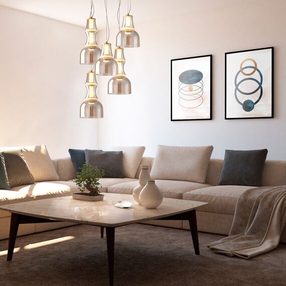 Favourite 4242-1P, подвес, D260xH500/1800, LEDx6W, 639LM, 4000K, included, изображение 4