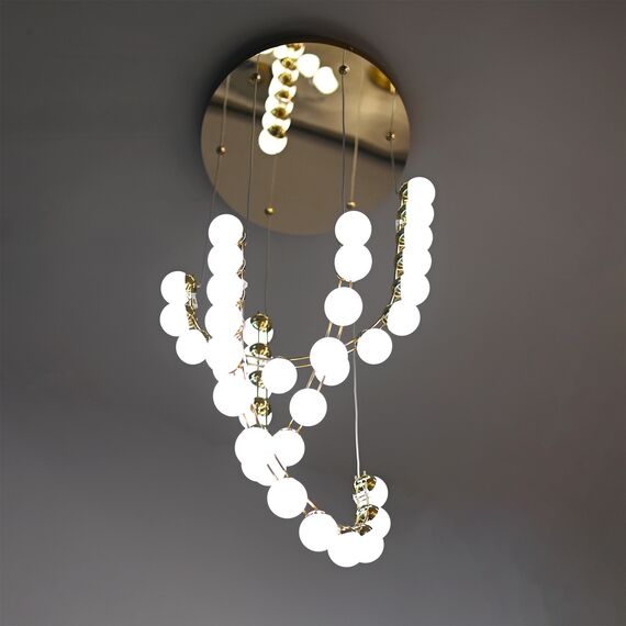 Favourite 4590-4P, подвесная люстра, D390xH1890, LEDx48W, 3800LM, 4000K, included, изображение 6