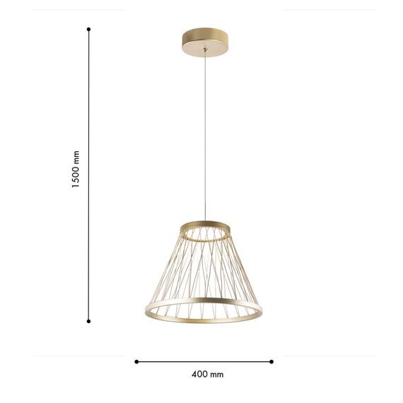 Favourite 4634-4P, подвес, D400xH400/1500, LEDx12W, 370LM, 4000K, included, изображение 3