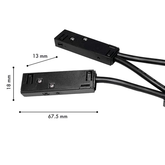 Favourite 1012-CB-005, проводной коннектор, L67.5xW10.5xH19, 48V, IP20, изображение 2