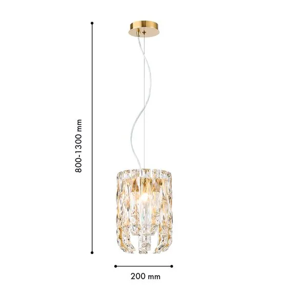 Favourite 4721-4P, подвесная люстра, D200xH800/1300, 4xG9x40W, excluded, изображение 3