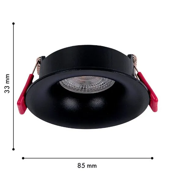 Favourite 4712-1C, врезной светильник, D85xH33, cutout:D75, 1xGU10x35W, IP20, excluded, изображение 2