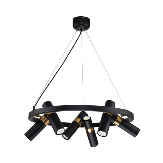 Favourite 2997-6P, подвесная люстра, D650xH290/1220, 12xGU10LEDx5W, excluded, изображение 2