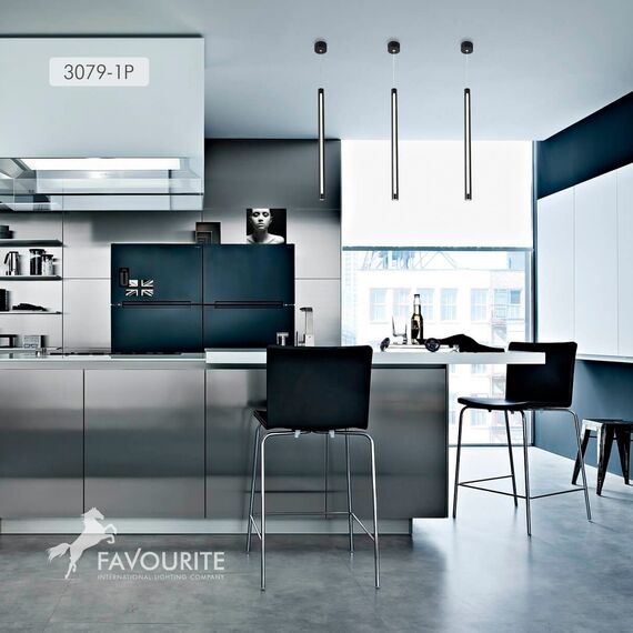 Favourite 3079-1P, подвес, D70xH1500, LEDx15W, 800LM, 4000K, IP20, included, изображение 6