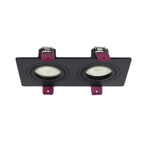 Favourite 4646-2C, врезной светильник, L172xW92xH28, cutout:L150xW75, 2xGU10x35W, IP20, excluded