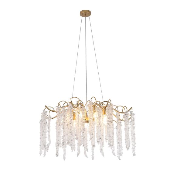 Favourite 4134-9P, подвесная люстра, D850xH350/1200, 9xE14x60W, excluded