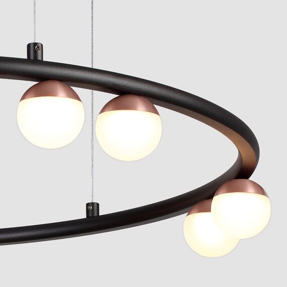 Favourite 4320-10P, подвесная люстра, D590xH120/1710, LEDx36W, 3200LM, 4000K, CRI>90, included, изображение 3