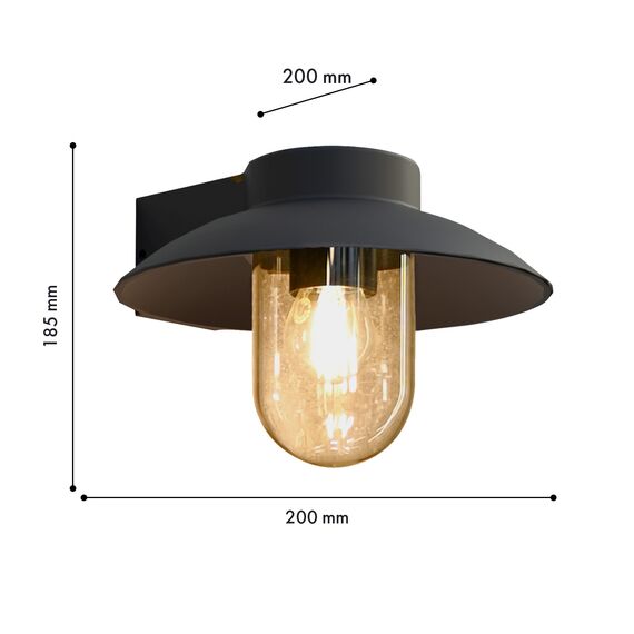 Favourite 4384-1W, уличный светильник, D200xW200xH185, 1xE27x40W, IP54, excluded, изображение 2