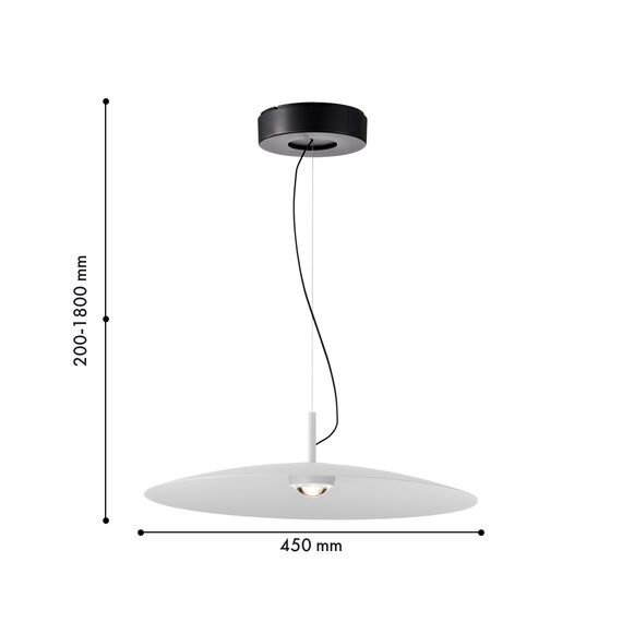 Favourite 4410-1P, подвес, D450xH200/1800, LEDx8W, 700LM, 4000K, IP20, included, изображение 2