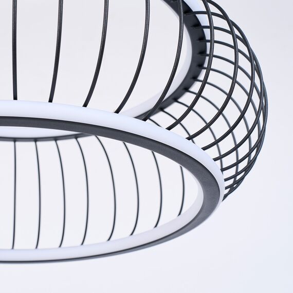 F-Promo 4435-2P, подвесная люстра, D500xH300/1200, LEDx40W, 4300LM, 3000-6000K, included, remote control, изображение 4