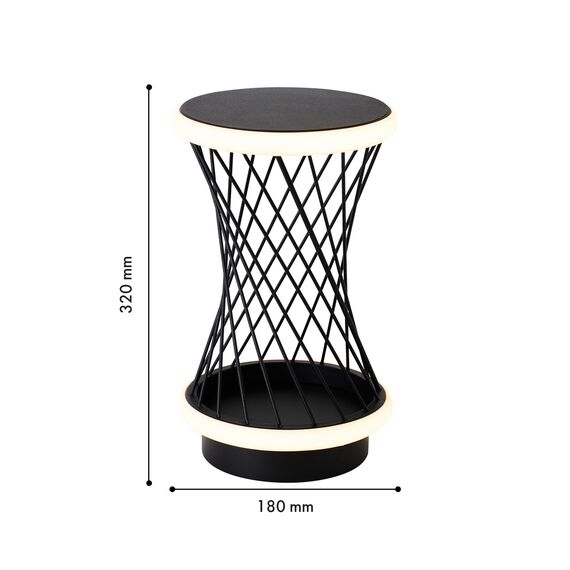F-Promo 4436-2T, настольный светильник, D180xH320, LEDx12W, 1200LM, 3000-6000K, included, switch, изображение 3