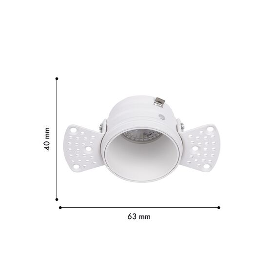 Favourite 4526-1C, врезной светильник под штукатурку, L63xH40, cutout:D67, 1xGU10x35W, IP20, excluded, изображение 2