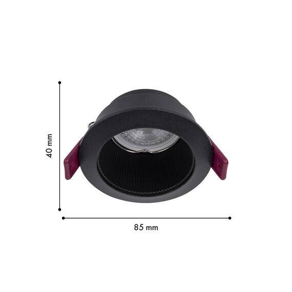 Favourite 4545-1C, врезной светильник, D85xH40, cutout:D75, 1xGU10x35W, IP20, excluded, изображение 3